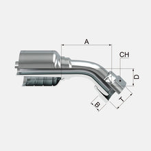 CONEXION HID. HEMBRA GIRATORIA BSP (ASIENTO CONO 60°) CODO 45