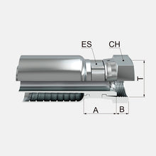 HEMBRA GIRATORIA RECTA JIC 37