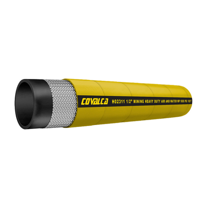 MANGUERA PARA MINERIA, AIRE Y AGUA AMARILLA PARA TRABAJO PESADO 1000 PSi