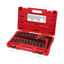JUEGOS DE DADOS 43PCS SHOCKWAVE SAE  METRIC 3/8 (PROFUNDO)