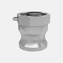 CONEXION RAPIDA ADAPTADOR MACHO X ROSCA HEMBRA TIPO A ALUMINIO