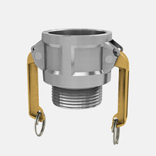 CONEXION RAPIDA ACOPLE HEMBRA X ROSCA MACHO TIPO B ALUMINIO