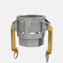CONEXION RAPIDA ACOPLE HEMBRA X ROSCA HEMBRA TIPO D ALUMINIO