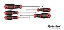 JUEGO DE DESTORNILLADORES 5 PZS 3 PLANOS 2 PHILLIPS POWER GRIP